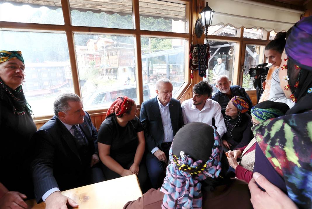 Cumhurbaşkanı Erdoğan’dan Ayder Yaylası’na sürpriz ziyaret 14